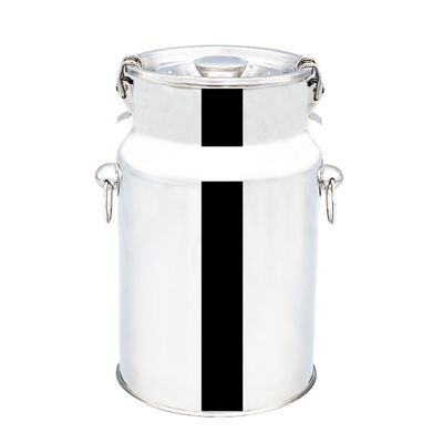 latas de aço inoxidável do leite do armazenamento sanitário Nonmagnetic do tambor do agregado familiar da categoria 7L