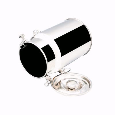 o leite 15L de aço inoxidável pode espelhar o recipiente lustrado do leite do metal