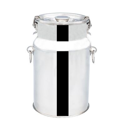 O pacote Customrized Logo Silver 10L SS ordenha pode recipiente de aço inoxidável do leite