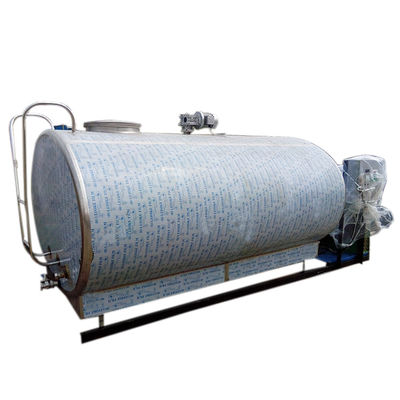Maquinaria de processamento de leite refrigerando de aço inoxidável da leiteria do depósito de leite do produto comestível