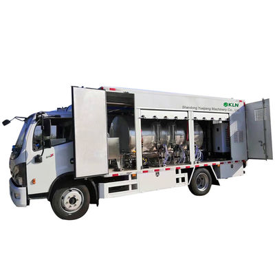 O veículo móvel da máquina de ordenha da vaca das estações dos carneiros 6 da cabra montou