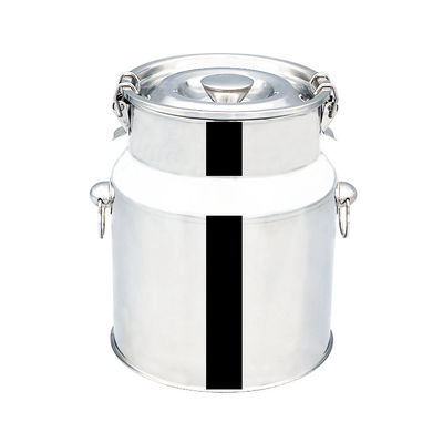 balde de leite de aço inoxidável de mistura do empacotamento de alimento dos SS 304 do tanque do armazenamento 15L