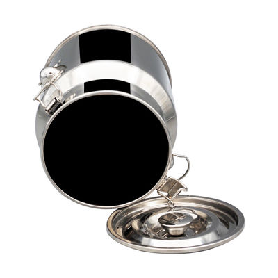 balde de leite de aço inoxidável de mistura do empacotamento de alimento dos SS 304 do tanque do armazenamento 15L