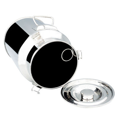 tanque de armazenamento de Honey Vertical Open Cover Stainless da bebida do óleo 20L/tambor de aço Pail Milk Can