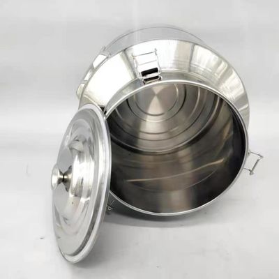 15L latas de aço inoxidável seladas de múltiplos propósitos do leite da cubeta do produto comestível do tambor SS304 com torneira