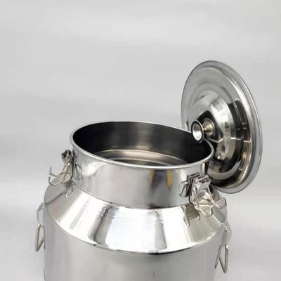15L latas de aço inoxidável seladas de múltiplos propósitos do leite da cubeta do produto comestível do tambor SS304 com torneira