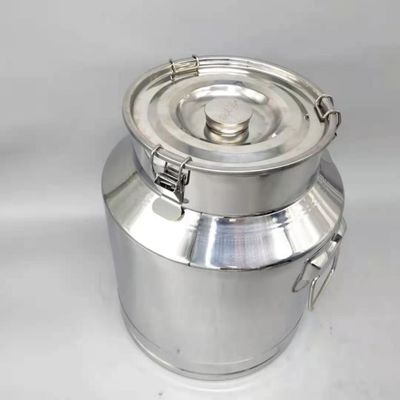 Leite condensado metal Pail With Lid dos recipientes de armazenamento 15L dos SS