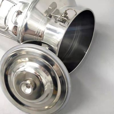 Leite condensado metal Pail With Lid dos recipientes de armazenamento 15L dos SS