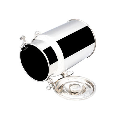 Leite condensado metal Pail With Lid dos recipientes de armazenamento 15L dos SS