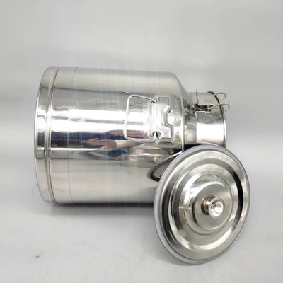 café Sugar Sealed Transport Milk Cans da lata do chá do tanque de armazenamento do metal de 25L SS304