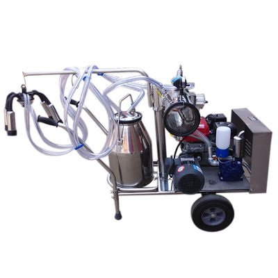 única máquina de ordenha do trole da cubeta 50KPa com motor de gasolina