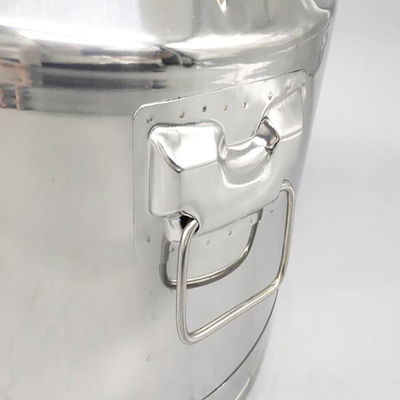 O desenho da produção de leite de SS304 30L usou latas de aço inoxidável do leite com tampa selada