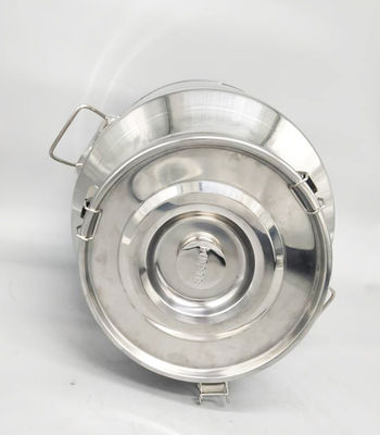 O desenho da produção de leite de SS304 30L usou latas de aço inoxidável do leite com tampa selada