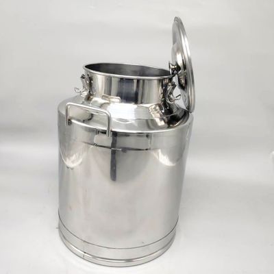 Espelho que lustra a lata selada do leite da manteiga de amendoim 40ltr exploração agrícola de aço inoxidável