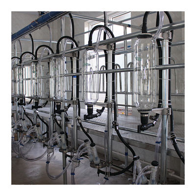 Linhas paralelas máquina automática do leite da sala de estar de ordenha de desenhos em espinha de 20T/H