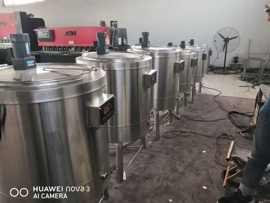 500L não oxidam máquina de aço inoxidável do pasteurizador com tecnologia avançada