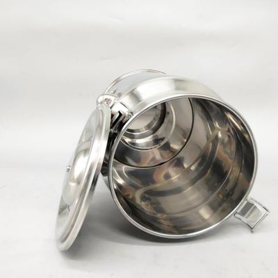A lata 0.8mm de aço inoxidável grossa super 8L pequeno do leite selou o armazenamento