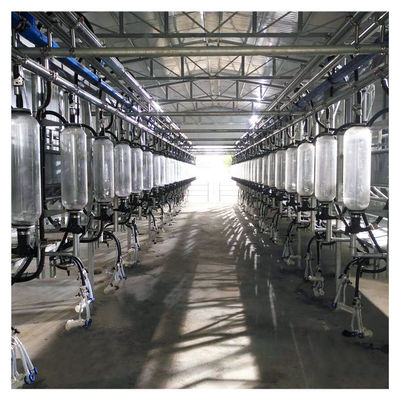 sala de estar de ordenha de desenhos em espinha de 380v 7.5kw para a exploração agrícola da cabra