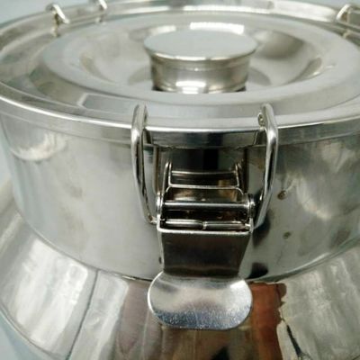 a lata de aço inoxidável do leite do vinho 18L selou o amendoim do chá do armazenamento de óleo dos tambores