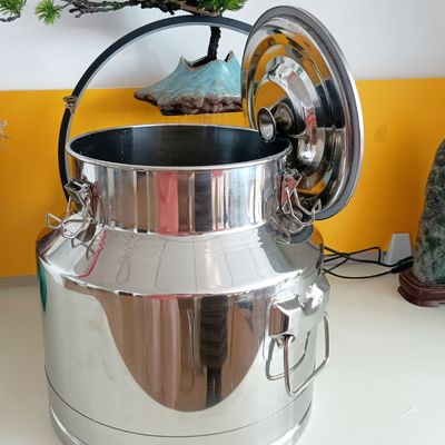 20L engrossado selou o leite de aço inoxidável pode produto o armazenamento do leite SUS304