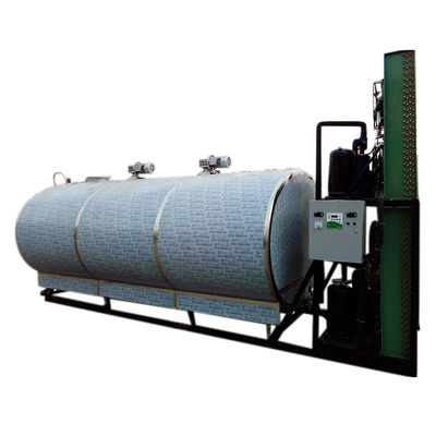 O produto comestível 10000L de aço inoxidável ordenha o tanque de armazenamento frio refrigerando do leite do tanque