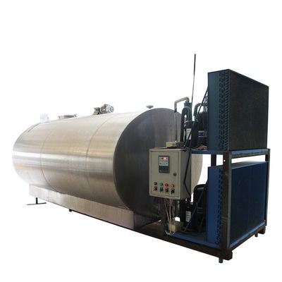 O produto comestível 10000L de aço inoxidável ordenha o tanque de armazenamento frio refrigerando do leite do tanque