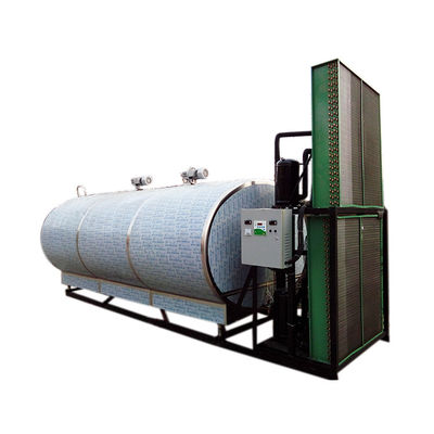 O produto comestível 10000L de aço inoxidável ordenha o tanque de armazenamento frio refrigerando do leite do tanque