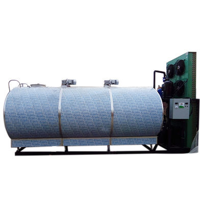 O produto comestível 10000L de aço inoxidável ordenha o tanque de armazenamento frio refrigerando do leite do tanque