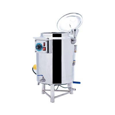16kw de aço inoxidável aquecimento elétrico do pasteurizador do leite de 500 litros