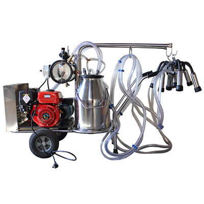 cubeta de 220L/Min Portable Milking Machine Two elétrica para a cabra