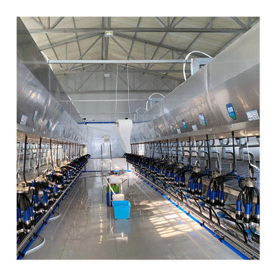 11kw sala de estar paralela do vácuo 3800L que ordenha sistemas 128 vacas por horas