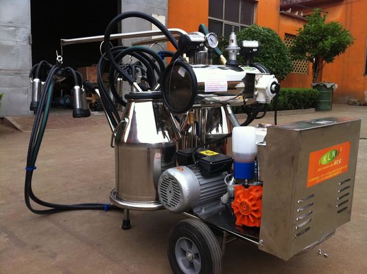 Máquina de ordenha móvel portátil dos SS do produto comestível com motor de gasolina