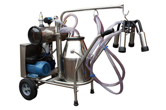 máquina de ordenha elétrica portátil da máquina de ordenha 180V da cubeta 25L para cabras