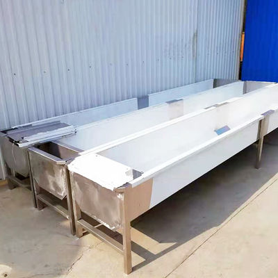 calha de aço inoxidável animal do gado da calha bebendo 3500*380*250mm de 220V 50HZ