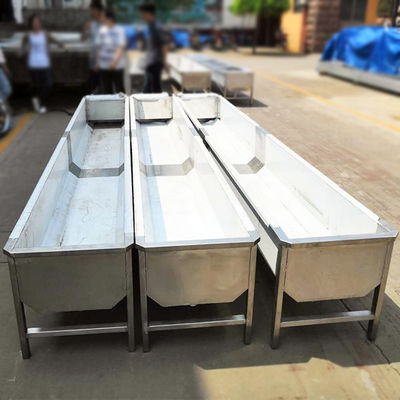 Calha de aço inoxidável animal da água da calha bebendo de 1.5KW 1m