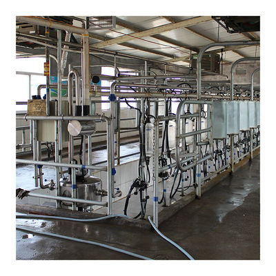 Sala de estar de ordenha de desenhos em espinha da exploração agrícola de leiteria 4KW com vidro do produto comestível