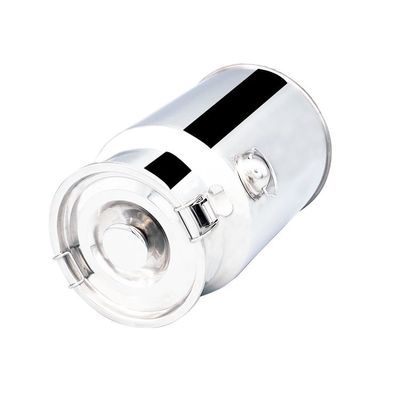 O pacote Customrized Logo Silver 10L SS ordenha pode recipiente de aço inoxidável do leite