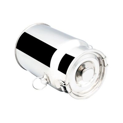 O pacote Customrized Logo Silver 10L SS ordenha pode recipiente de aço inoxidável do leite