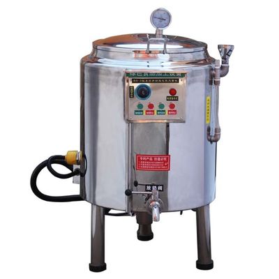 Mini equipamento da pasteurização do leite 10L para o suco de fruto fresco líquido