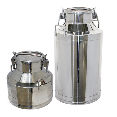 Lata de aço inoxidável Olive Oil Drum Pails Barrels do leite de uma aplicação de 60 litros extensamente