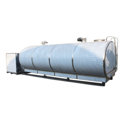 Maquinaria de processamento de leite refrigerando de aço inoxidável da leiteria do depósito de leite do produto comestível