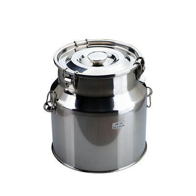 Recipiente de aço material do leite 316L do produto comestível com o balde da cubeta da tampa