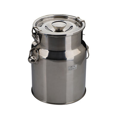 Recipiente de aço material do leite 316L do produto comestível com o balde da cubeta da tampa