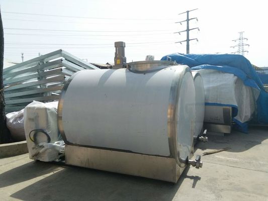 Tanque de aço inoxidável de limpeza conveniente refrigerar de leite com material do produto comestível