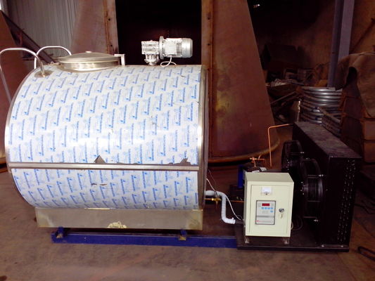 As unidades de refrigeração ordenham o sistema de controlo elétrico de aço inoxidável refrigerando do tanque