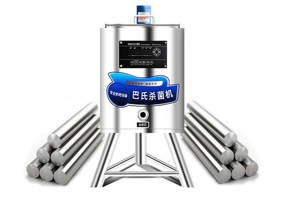 Material de aço inoxidável da máquina do pasteurizador do leite da resistência de corrosão 100L