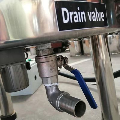 500L não oxidam máquina de aço inoxidável do pasteurizador com tecnologia avançada