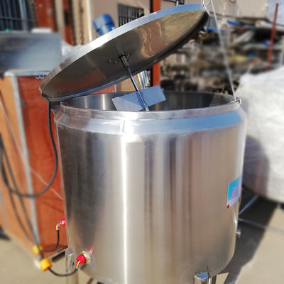 Aquecimento elétrico de Juice Milk Pasteurizer Machine Automatic do fruto de Ss304 100l