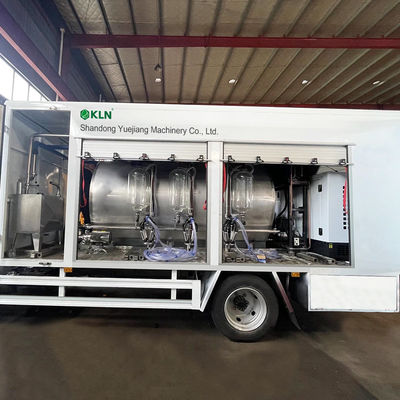 O veículo móvel da máquina de ordenha da vaca das estações dos carneiros 6 da cabra montou