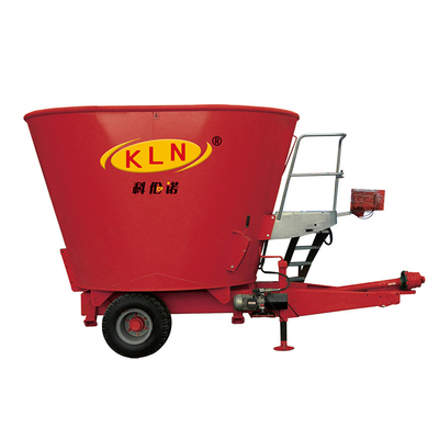 forragem vertical de Electric Trator Cow do moedor da alimentação animal do misturador do AMANHÃ 6M3